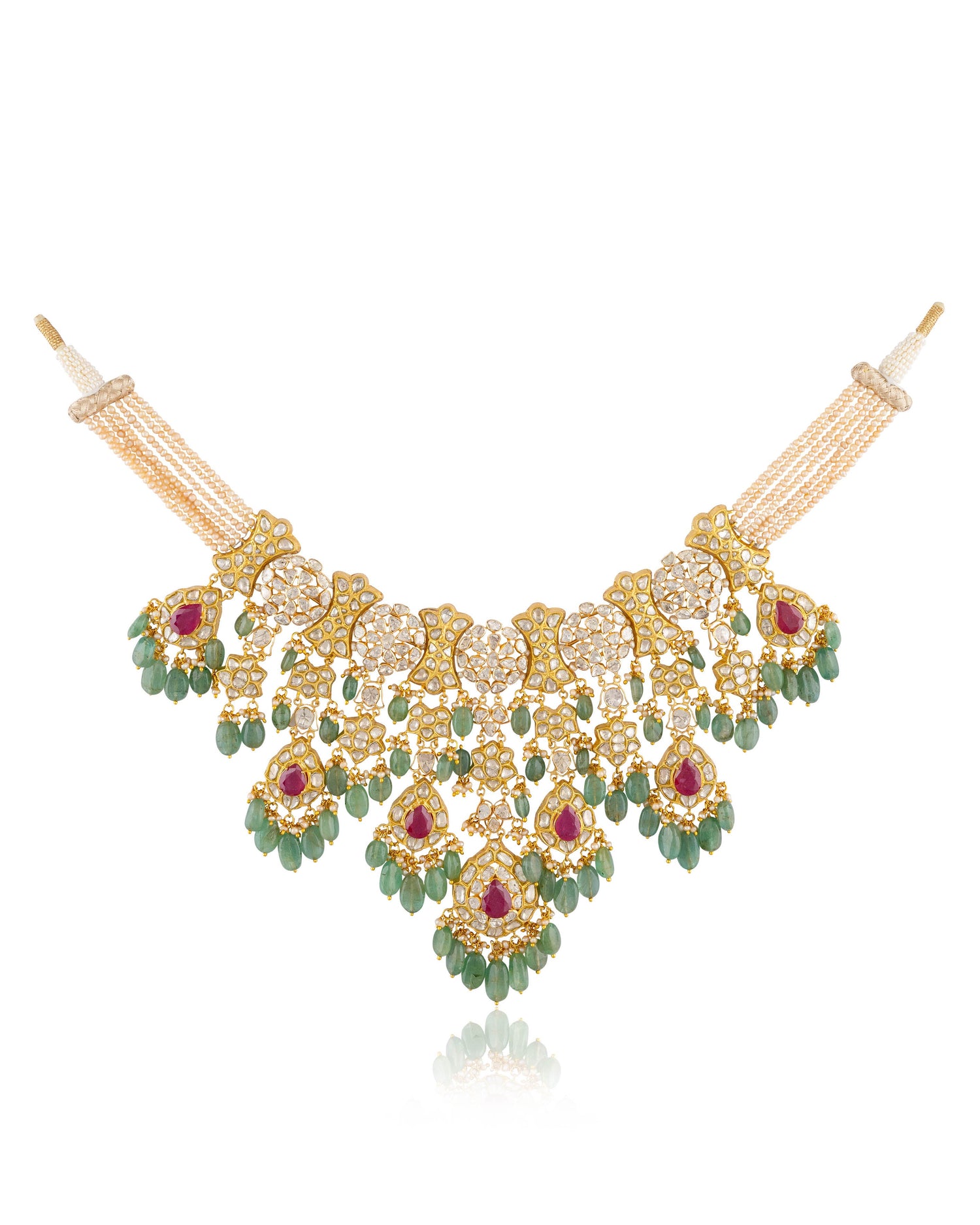 Zeenat Polki Necklace