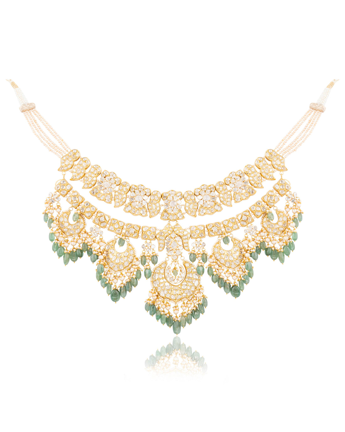 Hina Polki And Diamond Necklace - NO ORDERS