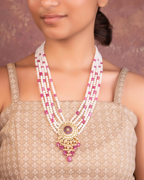 Vaidahi Polki Bead Pendant