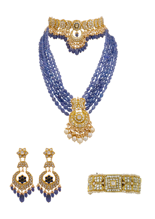 Zeeshani Bridal Polki Set