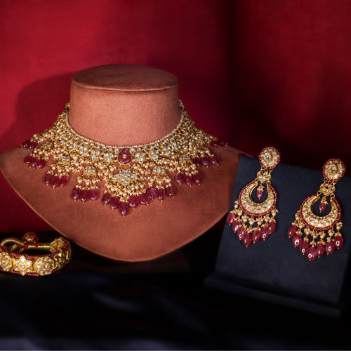 Aanam Bridal Polki Set