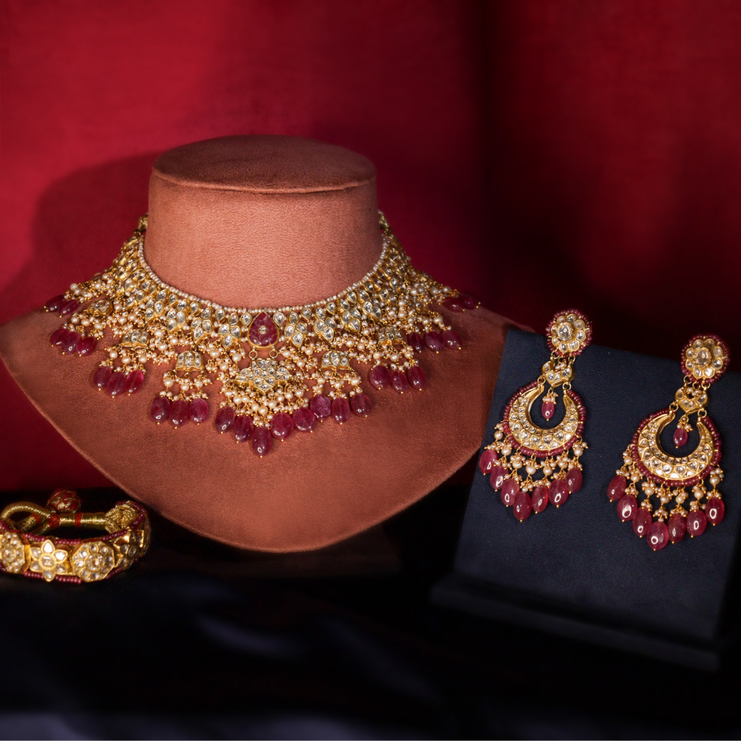 Aanam Bridal Polki Set