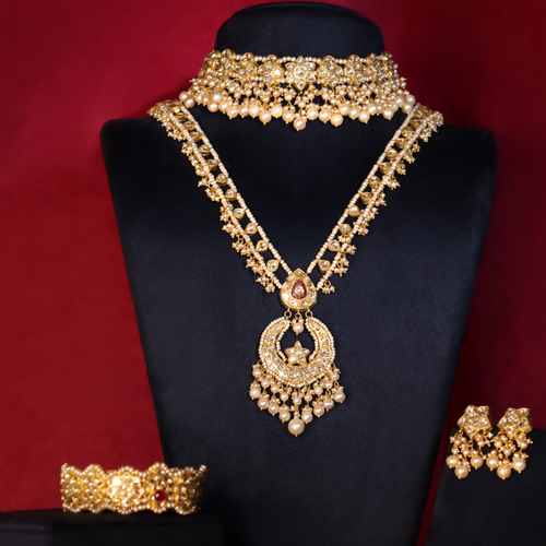 Dhanvi Bridal Polki Set