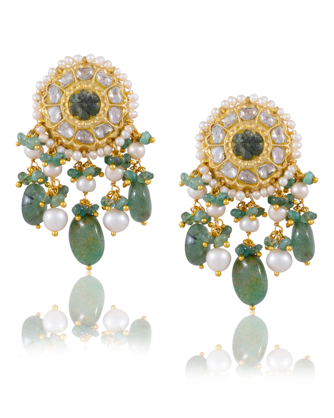 Ashia Choker And Aksha Tops Polki Set