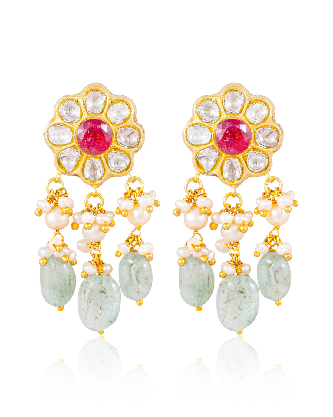 Sejal Choker And Aarohi Tops Polki Set