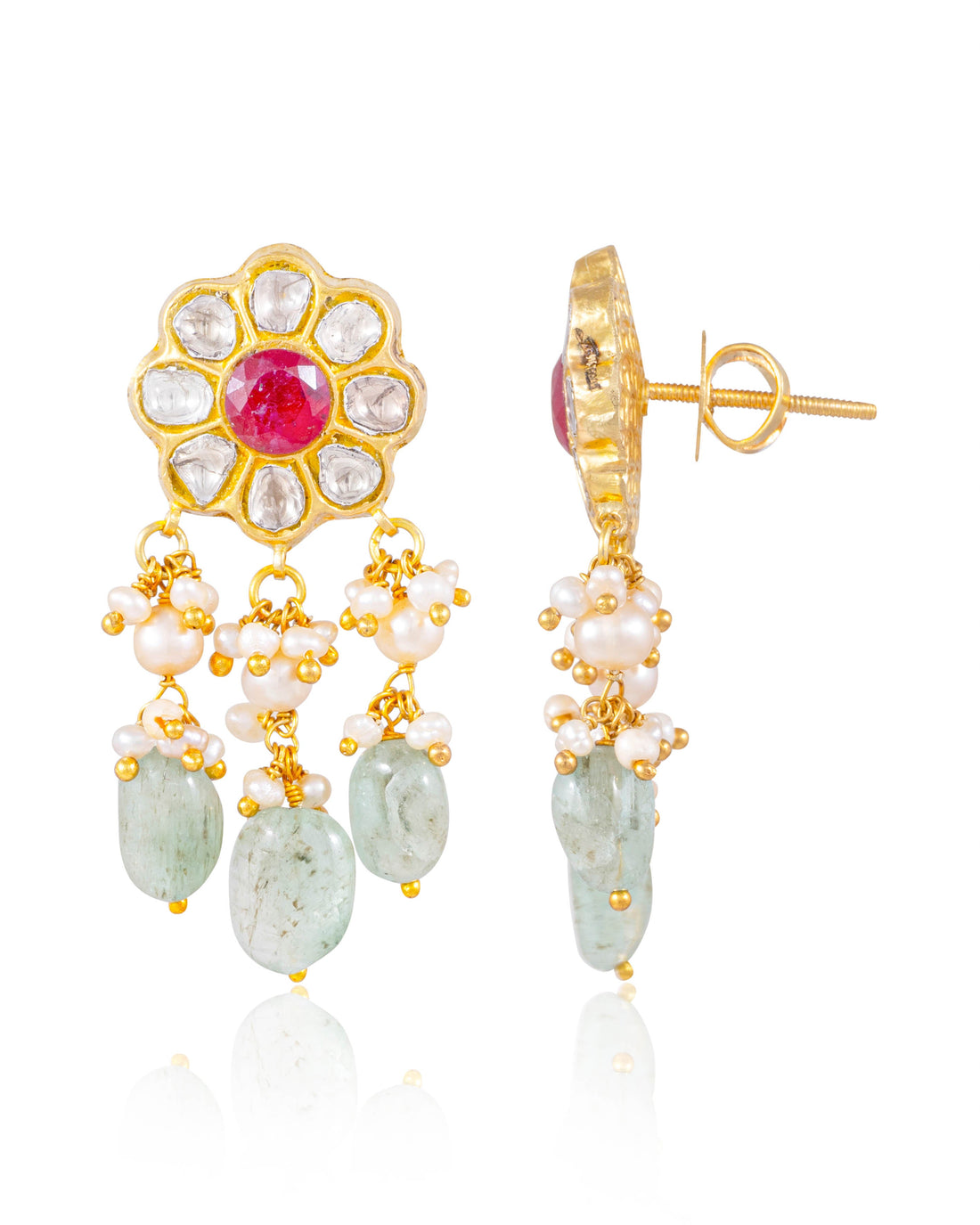 Sejal Choker And Aarohi Tops Polki Set