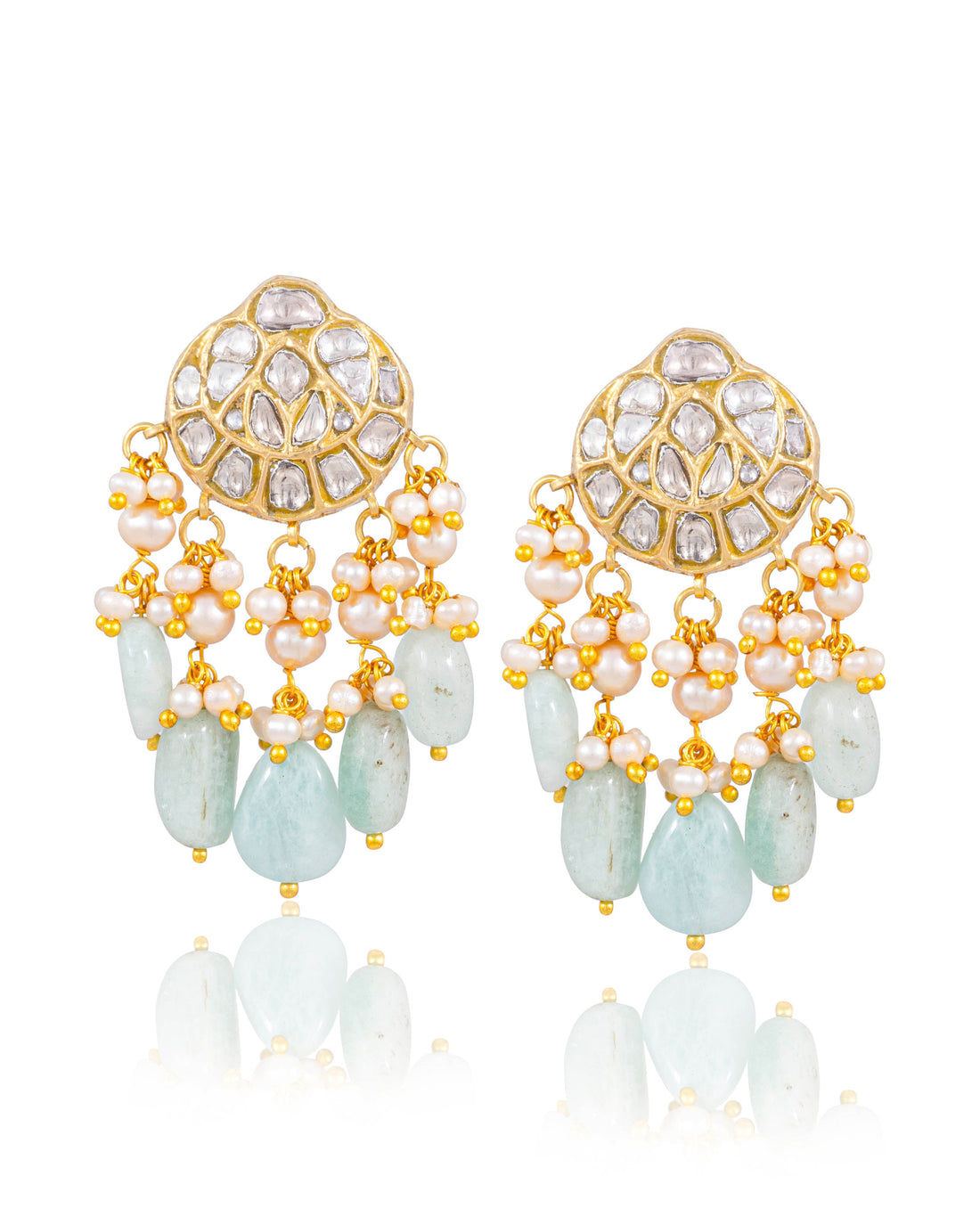 Sonakshi Choker And Rakhii Tops Polki Set