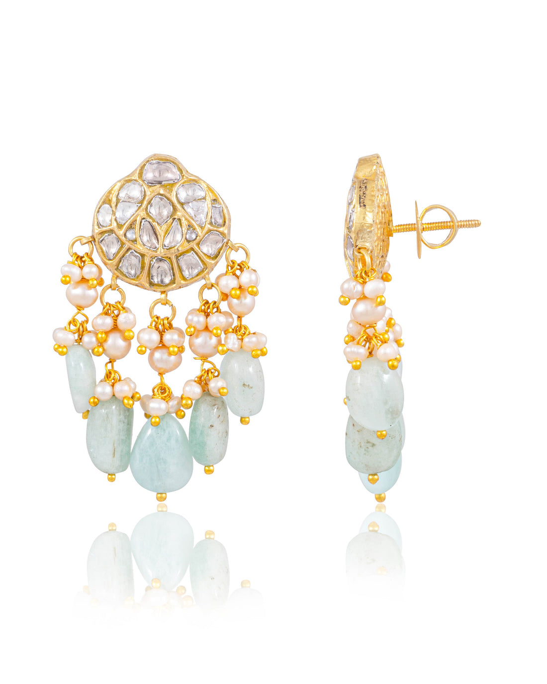 Sonakshi Choker And Rakhii Tops Polki Set