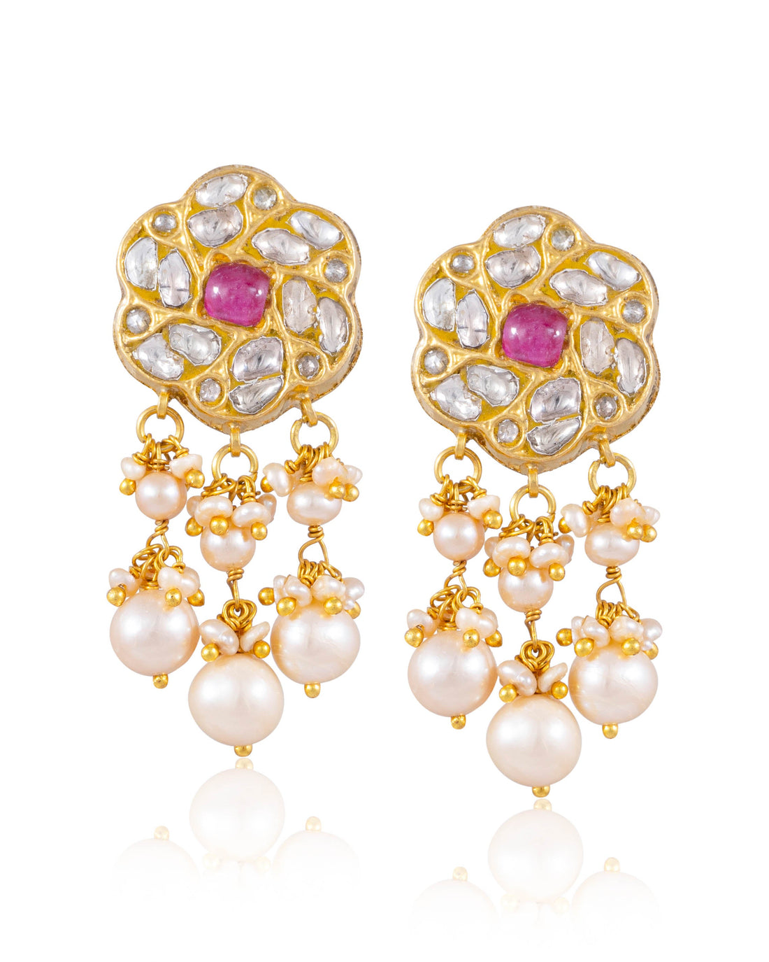 Khadija Choker And Aakriti Tops Polki Set