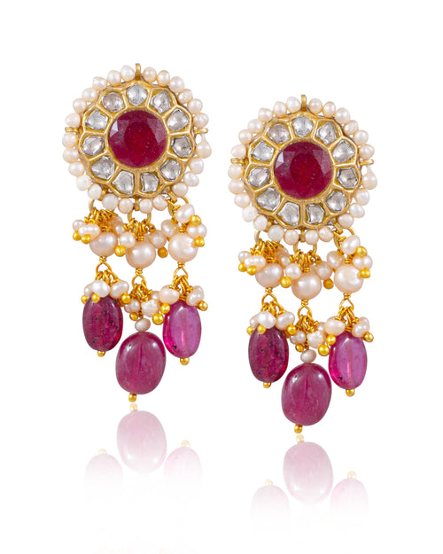 Roshni Choker And Kavita Tops Polki Set