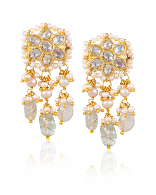 Jazima Choker And Swati Tops Polki Set