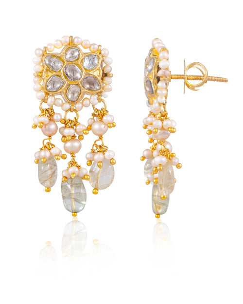 Jazima Choker And Swati Tops Polki Set