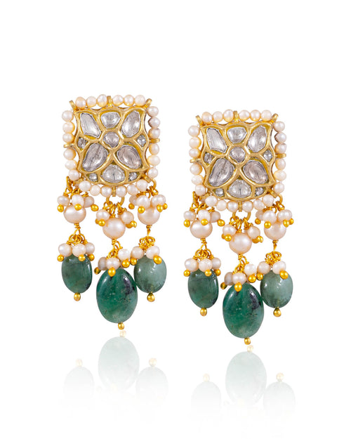 Fariba Choker And Mona Tops Polki Set