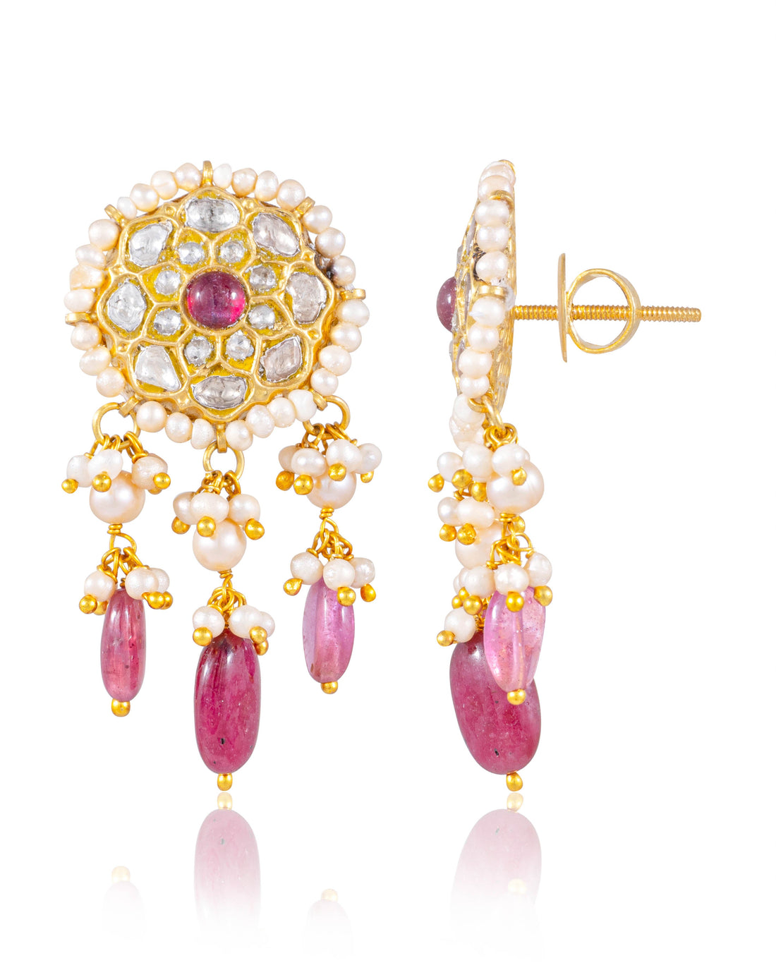 Deepa Necklace And Priyal Tops Polki Set