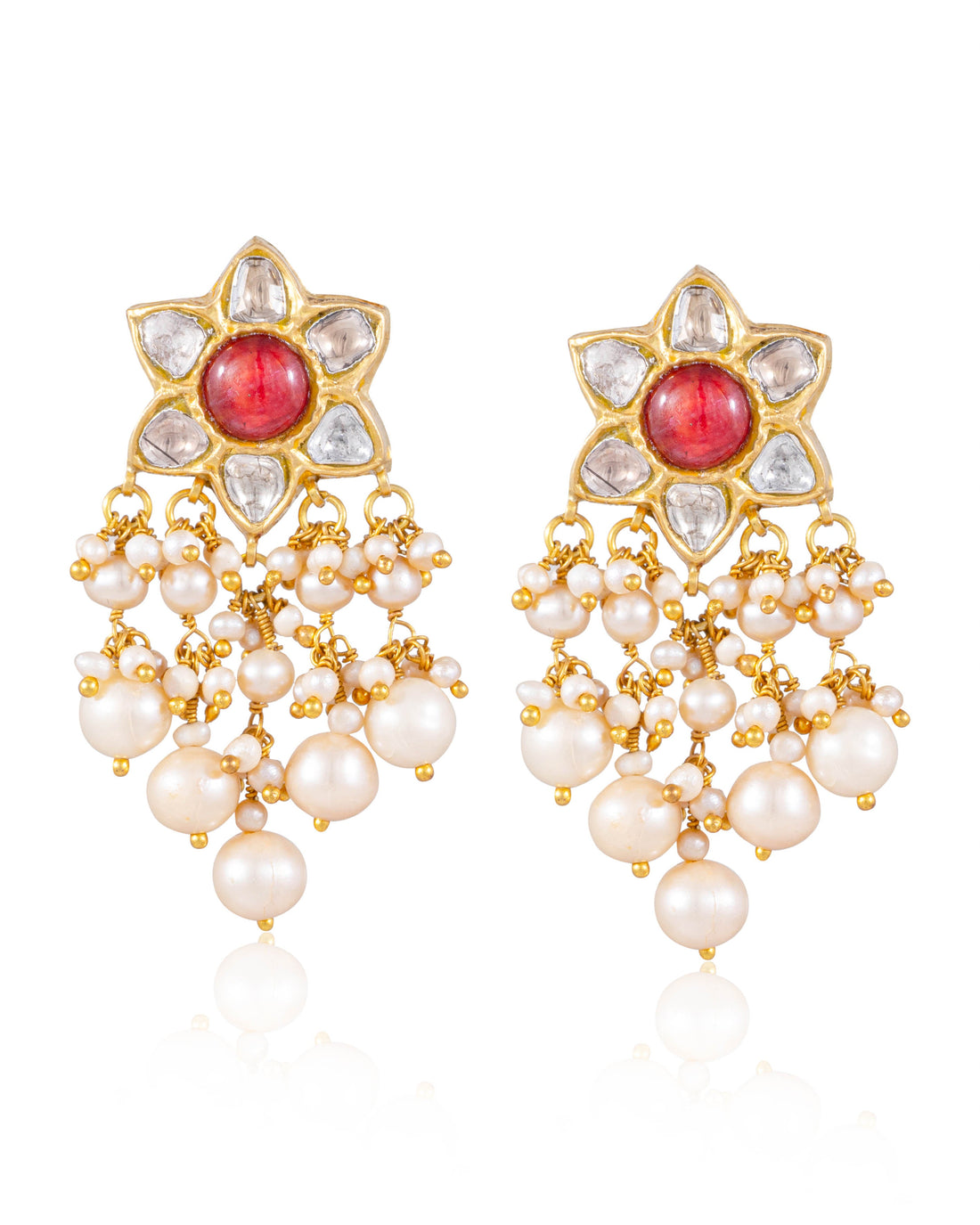 Rutuja Necklace And Samreen Tops Polki Set