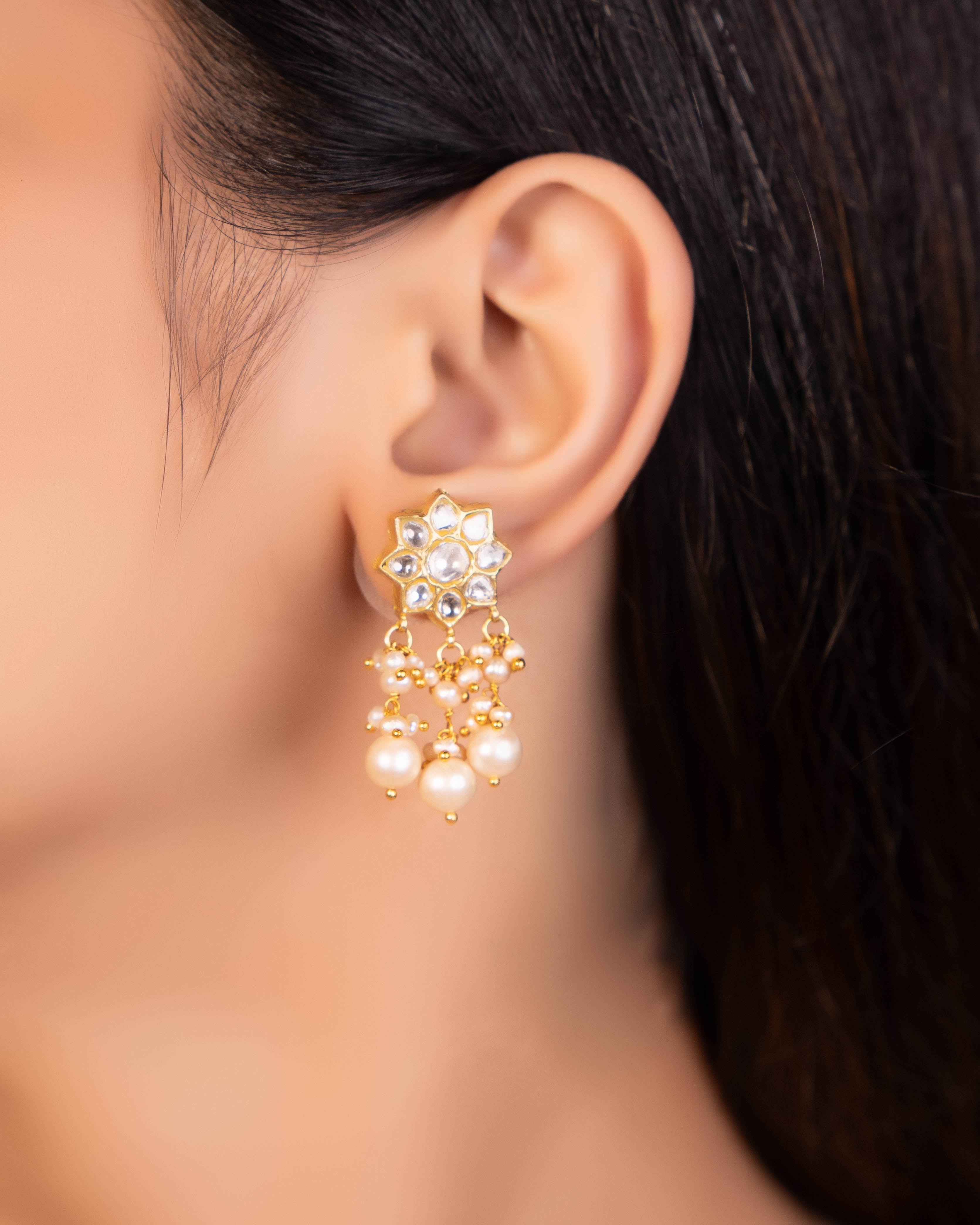 ARNINE – Gold Plated Silver Earrings – ARC 9 | Cheap artificial jewell –  Arnine Jewellery