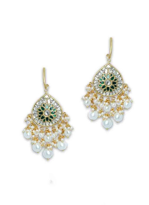 Marleigh Polki Long Earrings